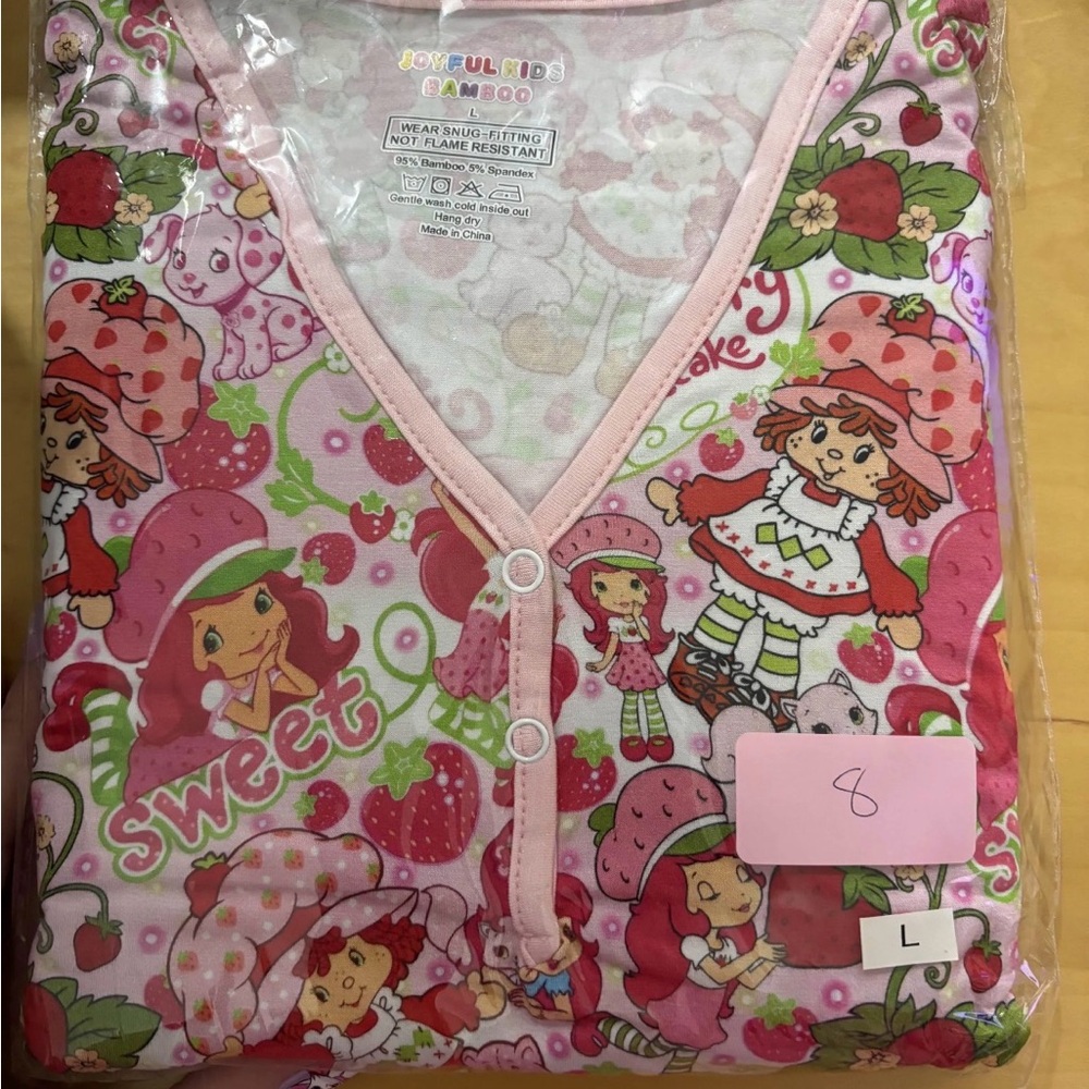Joyful Kids Bamboo Strawberry Moo Moo